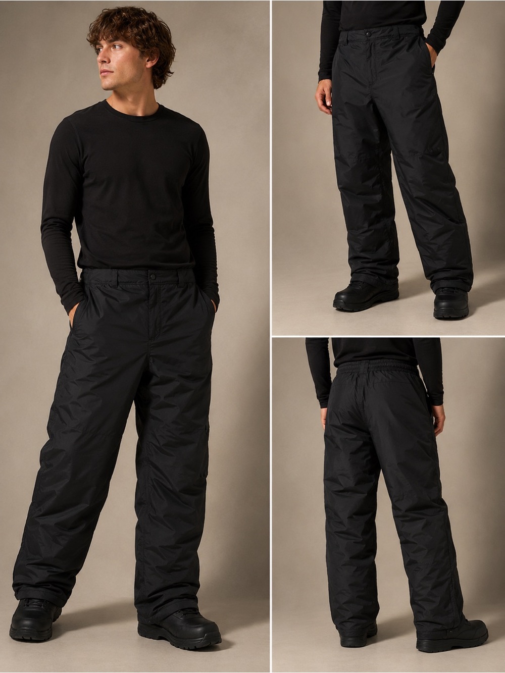Brand New ZeroXposur Men's Black Snow Pants FROM SNOWBOWL